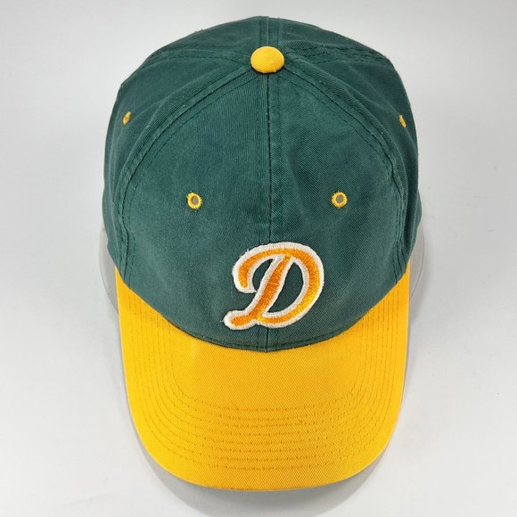 VTG Youngan Kudzu Tulsa Drillers Snapback Baseball Hat Cap Green Gold Mens - Picture 7 of 15